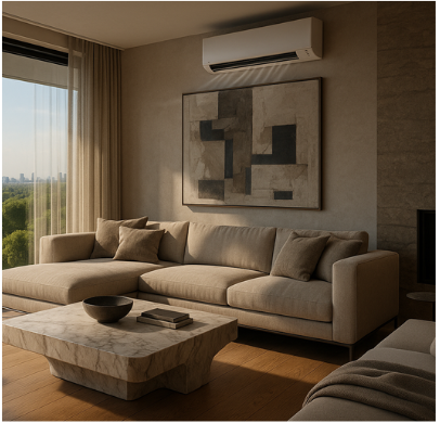Water Cooled AC Luxury Living Room